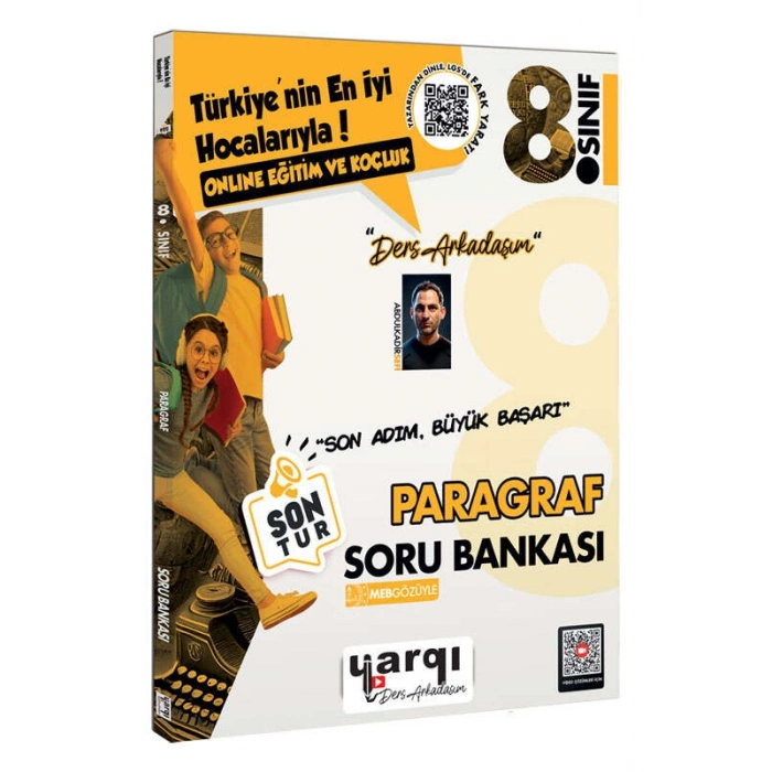 DERS ARKADAŞIM 8.SINIF LGS SON TUR PARAGRAF SORU BANKASI / YARGI YAYINLARI