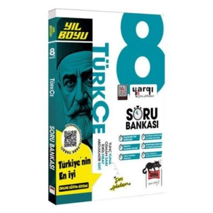 DERS ARKADAŞIM LGS 8.SINIF TÜRKÇE YIL BOYU SORU BANKASI / YARGI YAYINLARI
