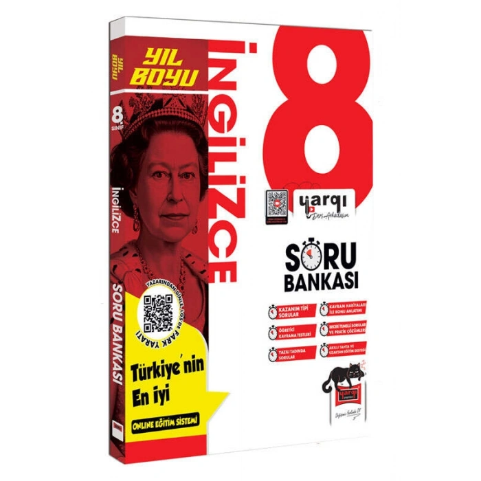 DERS ARKADAŞIM LGS 8.SINIF İNGİLİZCE YIL BOYU SORU BANKASI / YARGI YAYINLARI