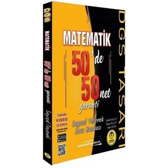 DGS Matematik 50 de 50 Soru - Tasarı Yayınları