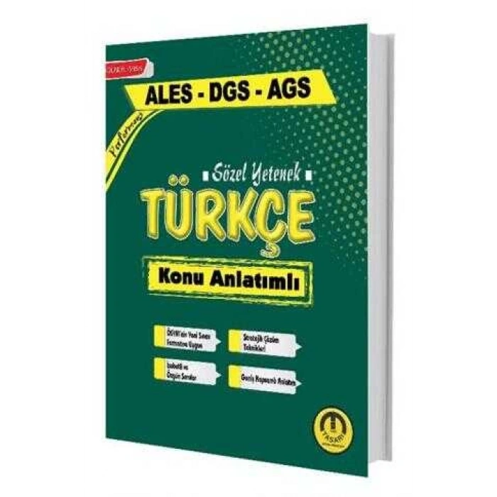 DGS Performans Türkçe Konu Kitabı 2025-Tasarı Yayınları