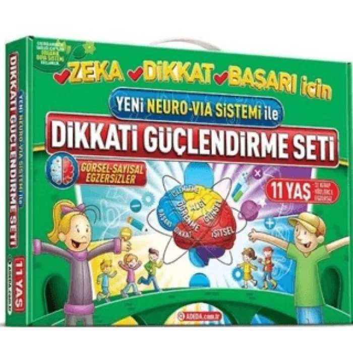 Dikkati Güçlendirme Seti 11 Yaş (5.Sınıf)-Osman Abalı-Adeda Yayınları