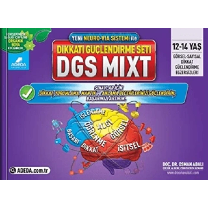 Dikkati Güçlendirme Seti Mixt 12-14 Yaş-Komisyon-Adeda Yayınları