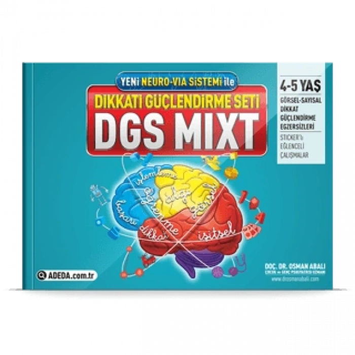 Dikkati Güçlendirme Seti Mixt 4-5 Yaş-Komisyon-Adeda Yayınları