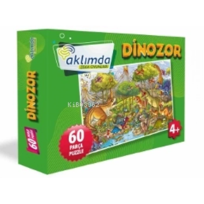 Dİnozor 60 Parça Puzzle - Aklımda Zeka Oyunları