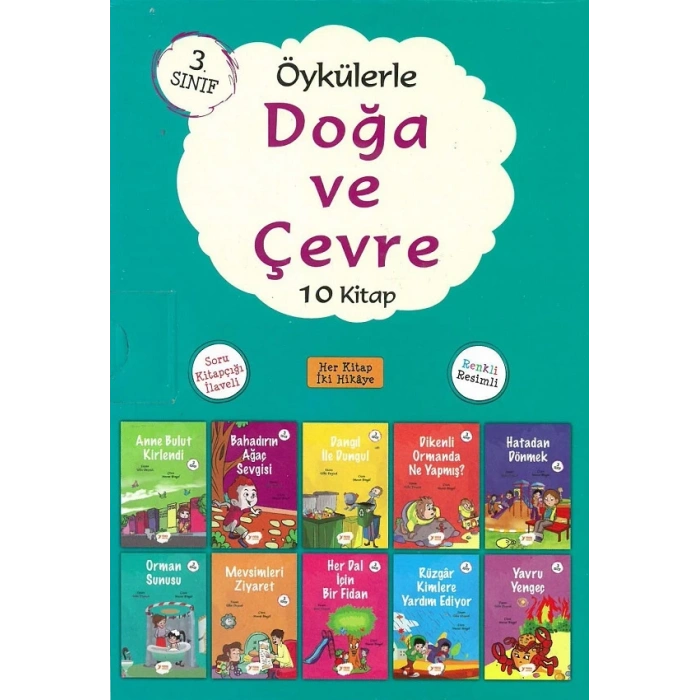 Doğa ve Çevre(10 Kitap) - 3.Sınıf Hikaye - Yuva Yayınları