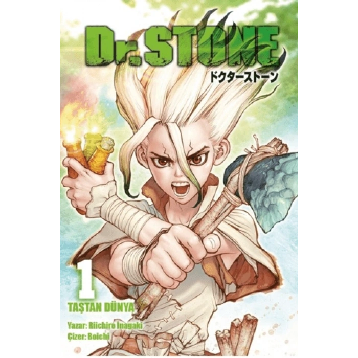Dr. Stone - Cilt 1-Riichiro Inagaki-Kayıp Kıta Yayınları