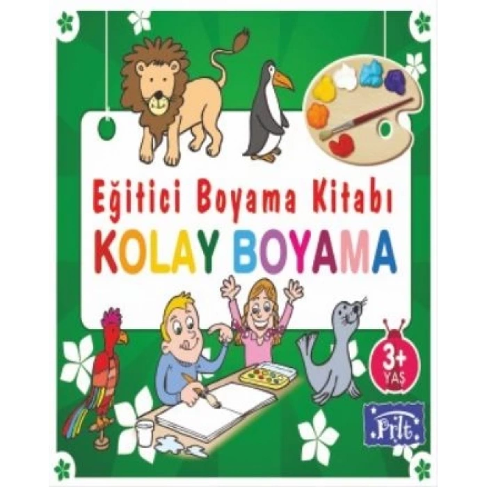 Eğitici Boyama Kitabı : Kolay Boyama - Parıltı Yayınları