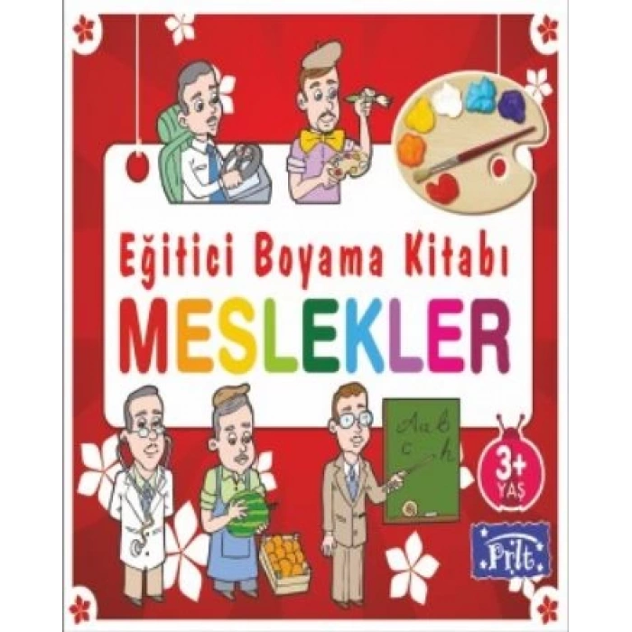 Eğitici Boyama Kitabı : Meslekler - Parıltı Yayınları