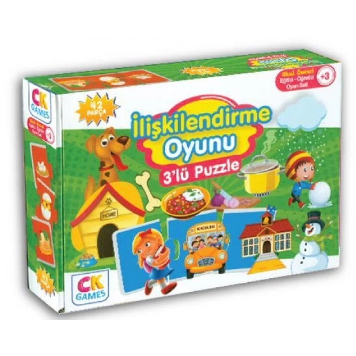Eğitici Oyun Seti-İlişkilendirme(3+Yaş) - CK Games