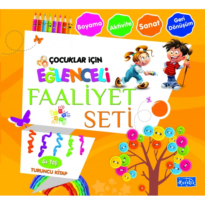 Eğlenceli Faaliyet Seti Turuncu Kitap - Parıltı Yayınları