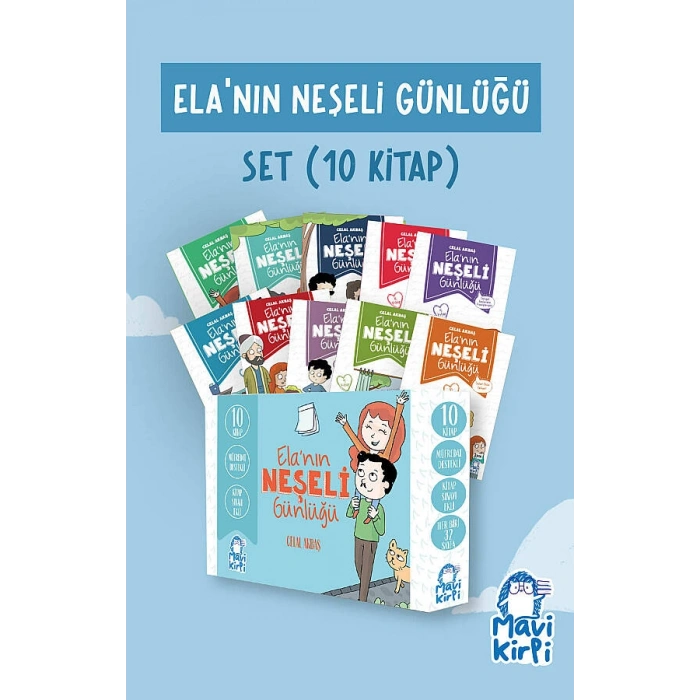 ELANIN NEŞELİ GÜNLÜĞÜ 2.SINIF 10 KİT.-MAVİ KİRPİ YAYINLARI