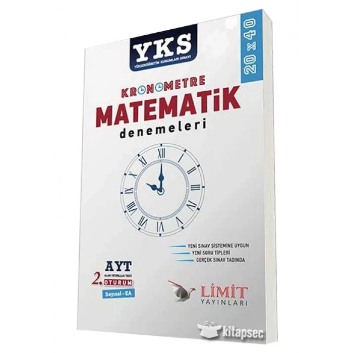 ESKİ YKS AYT 2.Oturum Kronometre Matematik Denemeleri Limit Yayınları