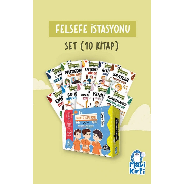 Felsefe İstasyonu 3.Sınıf Hikaye (10 Kitap) - Nakiye Esra Bulut - Mavi Kirpi Yayınları