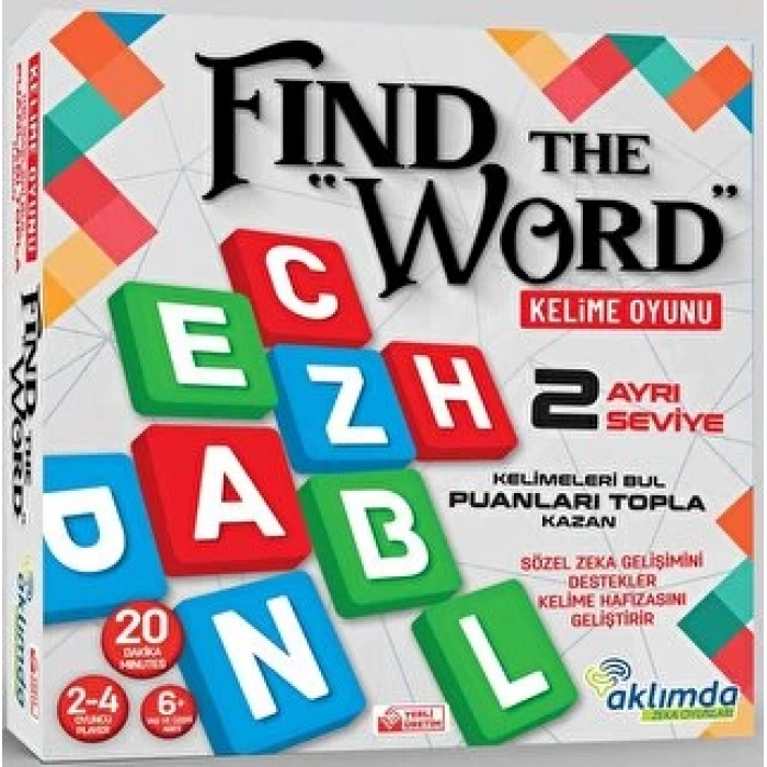 Find The Word-Kelime Oyunu - Aklımda Zeka Oyunları