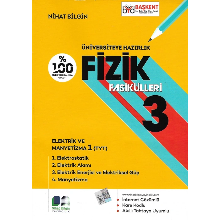 Fizik Fasikülleri 3-Elektrik ve Manyetizma - Nihat Bilgin Yayınları