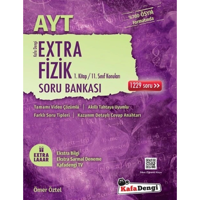 FİZİK SORU BANKASI AYT 1.KİTAP EXTRA / KAFADENGİ YAYINLARI