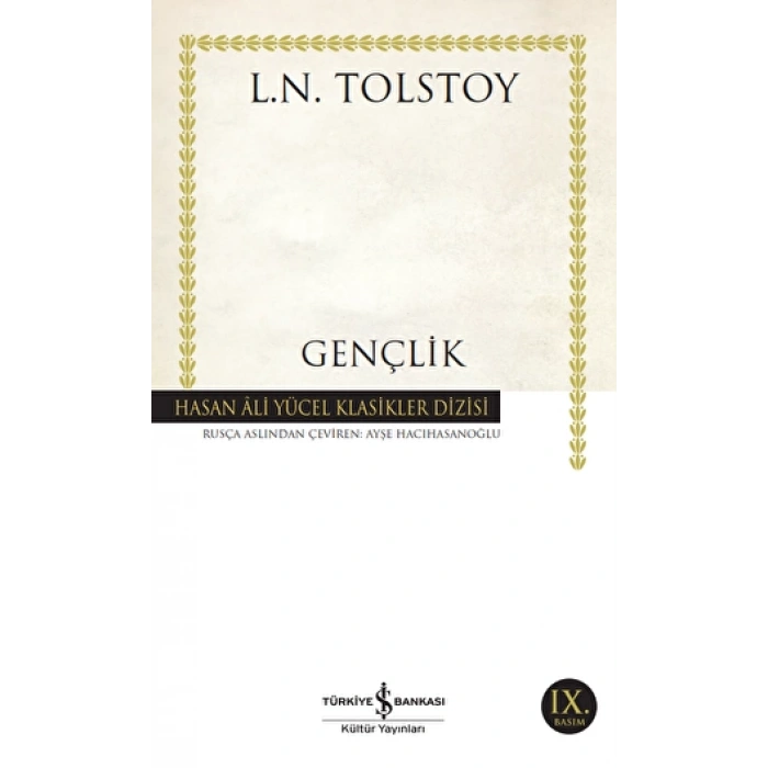 Gençlik-Tolstoy-İş Bankası Kültür Yayınları