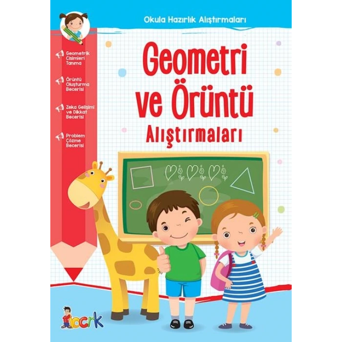 Geometri ve Örüntü Alıştırmaları(Okul Öncesi) - Bıcırık Yayınları