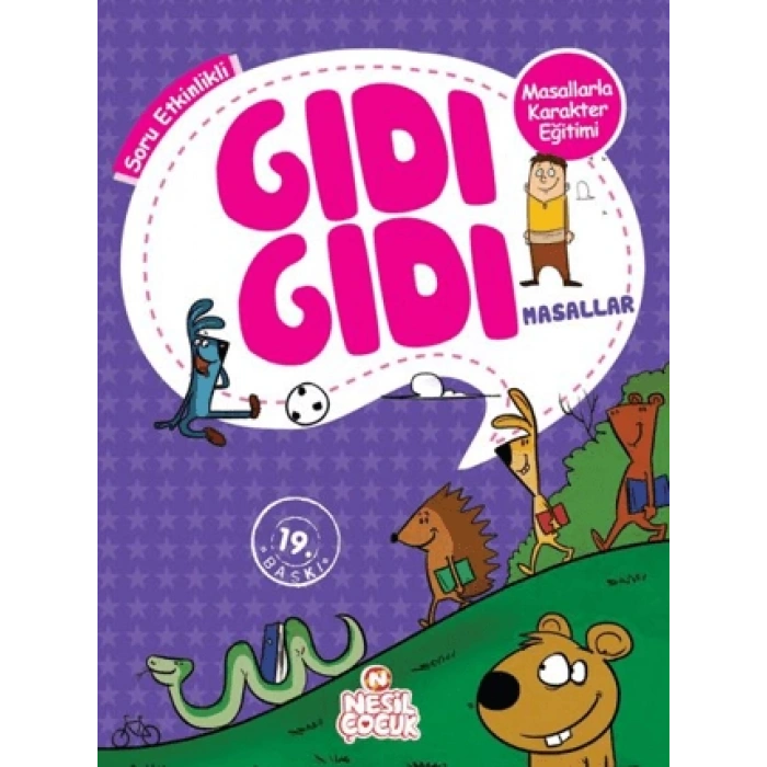 Gıdı Gıdı Masallar (ciltli masal) - Yavuz Bahadıroğlu - Genç Nesil Yayınları