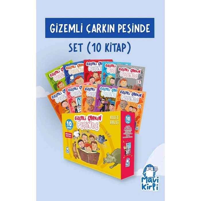 Gizemli Çarkın Peşinde 3.Sınıf Seti 10 Kitap-Mavi Kirpi Yayınları