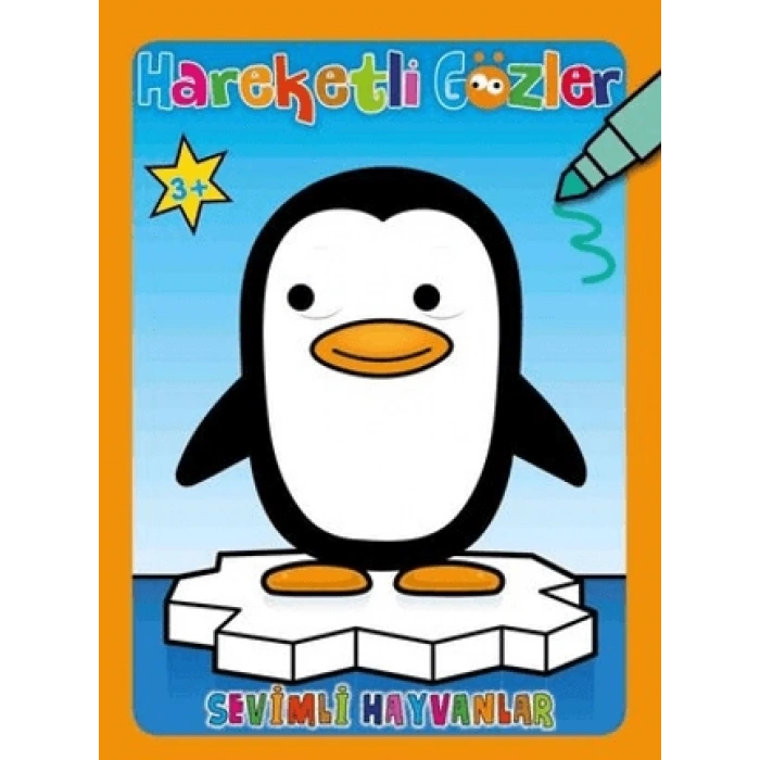 Hareketli Gözler Sevimli Hayvanlar -(Okul Öncesi)- Sıfır Altı Yaş Yayınları