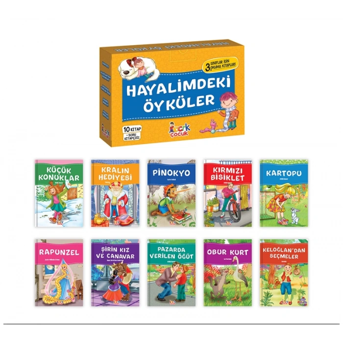 Hayalimdeki Öyküler (10 Kitap) 3.sınıf hikaye - Bıcırık Yayınları