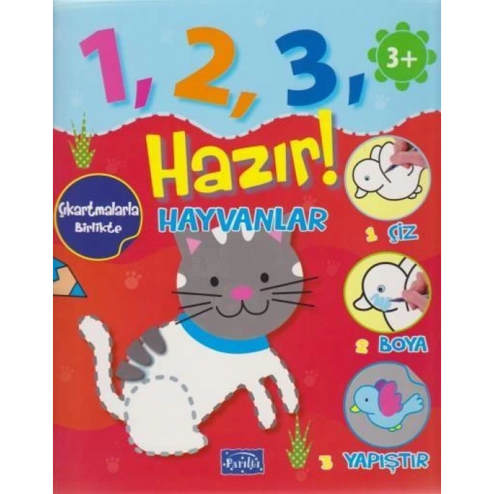 Hayvanlar +3 Yaş-Hazır! - Parıltı Yayınları