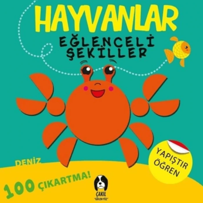 Hayvanlar - Eğlenceli Şekiller Deniz-Kolektif-Çakıl Yayınları