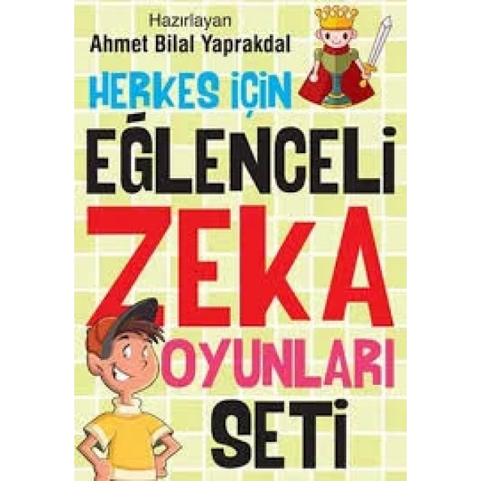 Herkes İçin Eğlenceli Zeka Oyunları Seti - Ahmet Bilal Yaprakdal - Uğurböceği Yayınları