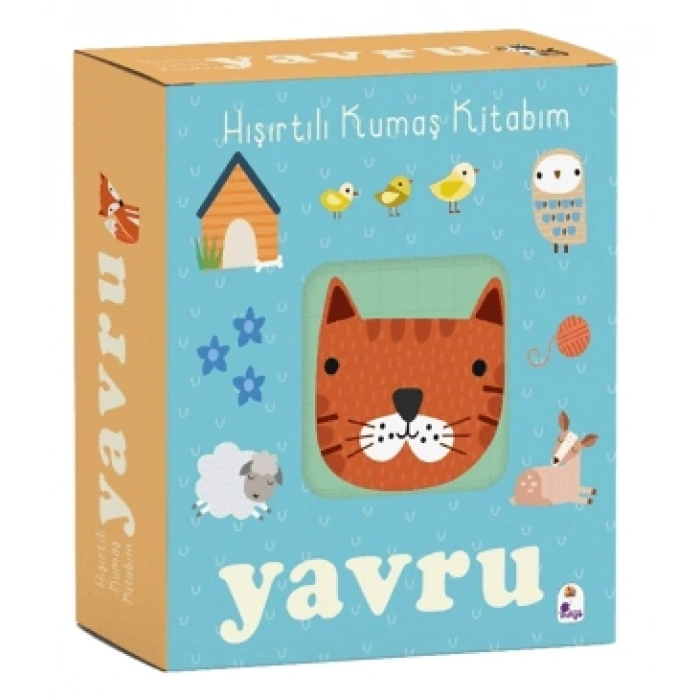 HIŞIRTILI KUMAŞ KİTABIM - YAVRU / İNDİGO ÇOCUK