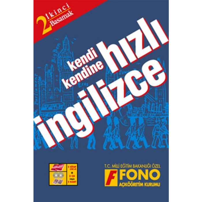 Hızlı İngilizce 2.Basamak(3Kitap+3Cd) - Fono Yayınları