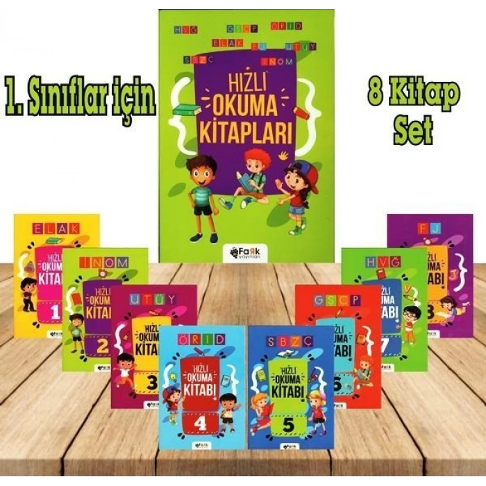 Hızlı Okuma Kitabı (8 Kitap) - Fark Yayınları