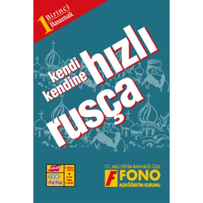 Hızlı Rusça 1.Basamak (3Kitap+Cd) - Fono Yayınları