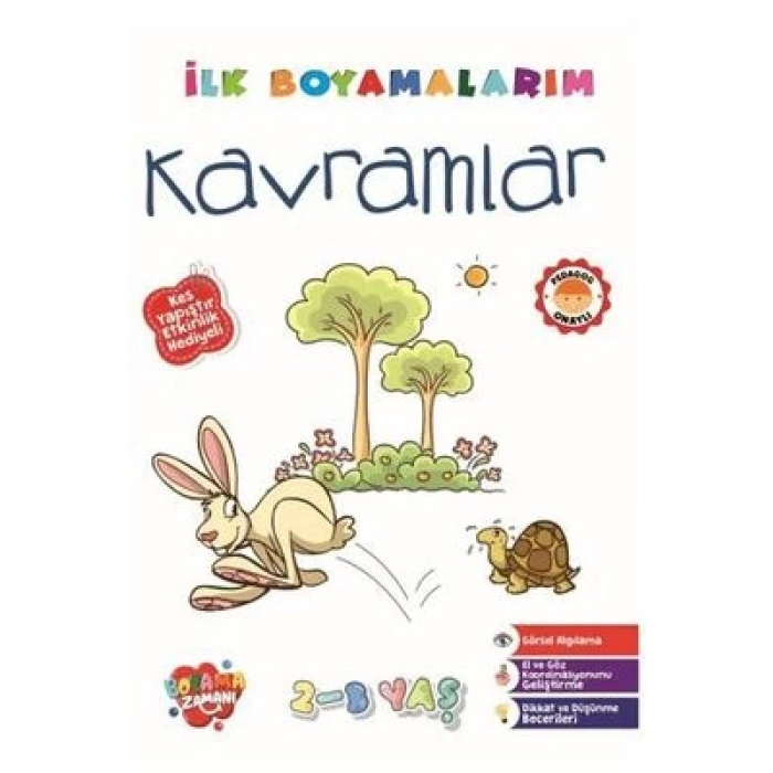 İlk Boyamalarım Kavramlar-Boyama Zamanı-Revzen Kitap