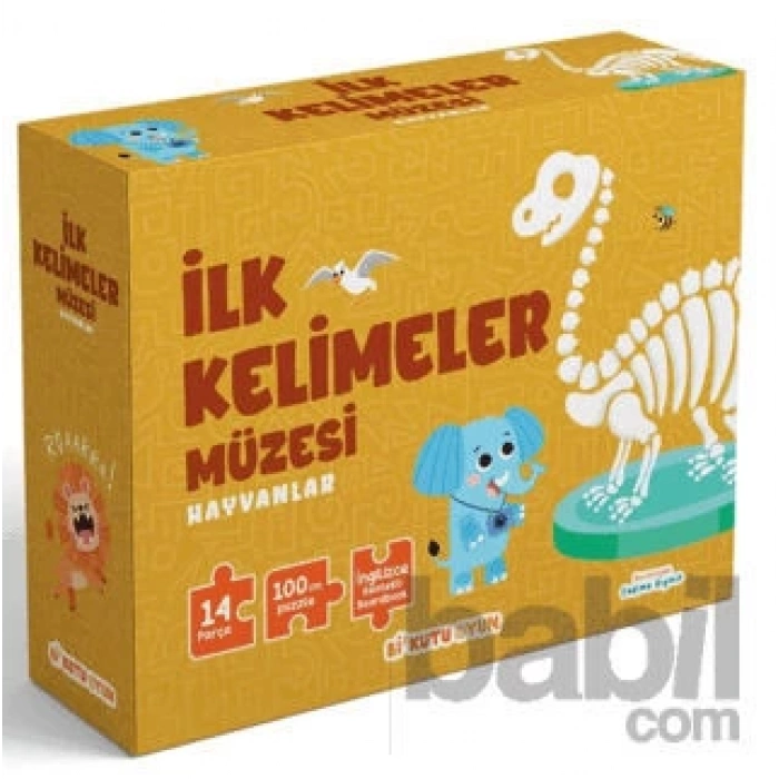 İlk Kelimeler Müzesi-Hayvanlar-(ingilizce)-Bi Kutu Oyun
