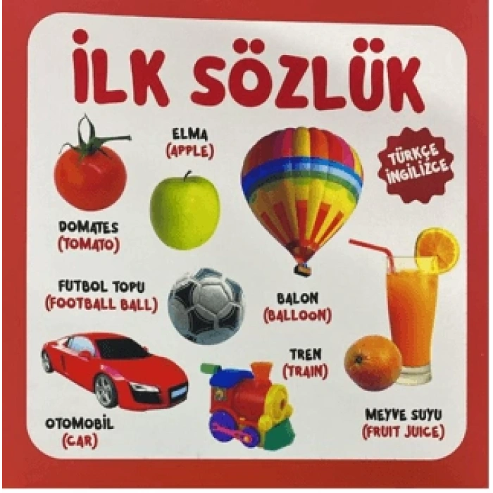 İlk Sözlük-Karton Kitaplar - Sıfır Altı Yaş Yayınları