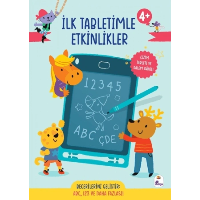 İlk Tabletimle Etkinlikler 4+ Yaş - ABC 123 - İndigo Çocuk