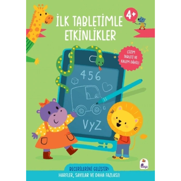 İlk Tabletimle Etkinlikler 4+ Yaş - Harfler, Sayılar - İndigo Çocuk