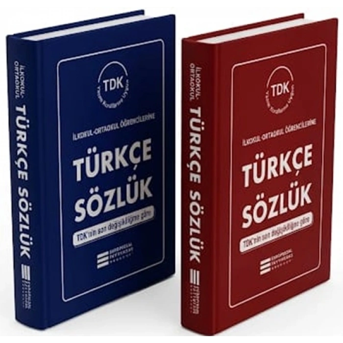 İlköğretim Türkçe Sözlük 1.Hamur Plastik Kapak - Evrensel İletişim Yayınları