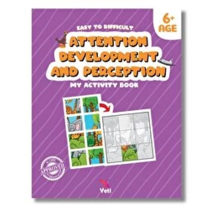 İngilizce Kolaydan Zora Dikkat Geliştirme Algılama Kitabı - Yeti Kitap