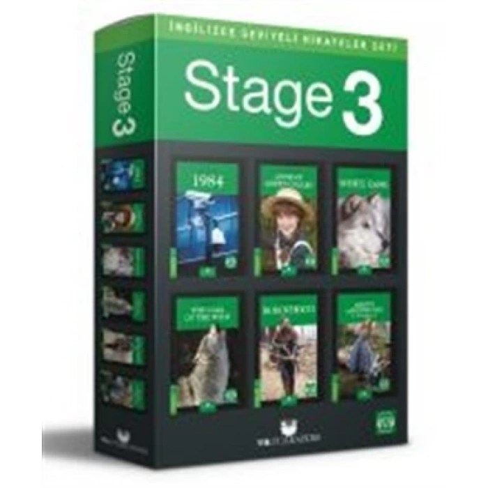 İngilizce Seviyeli Hikayeler Seti Stage-3 - MK Publications