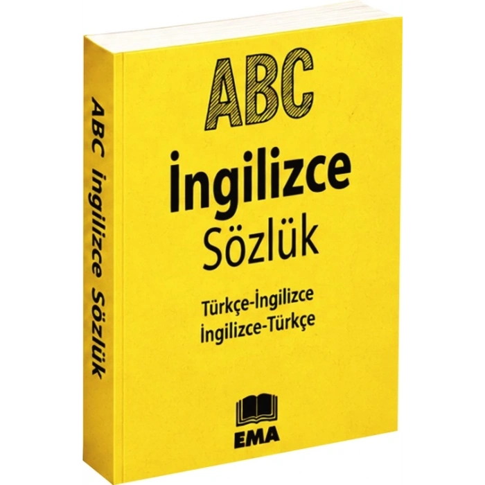 İngilizce Türkçe Türkçe İngilizce Sözlük 2.Hamur Karton Kapak - Ema Yayınları