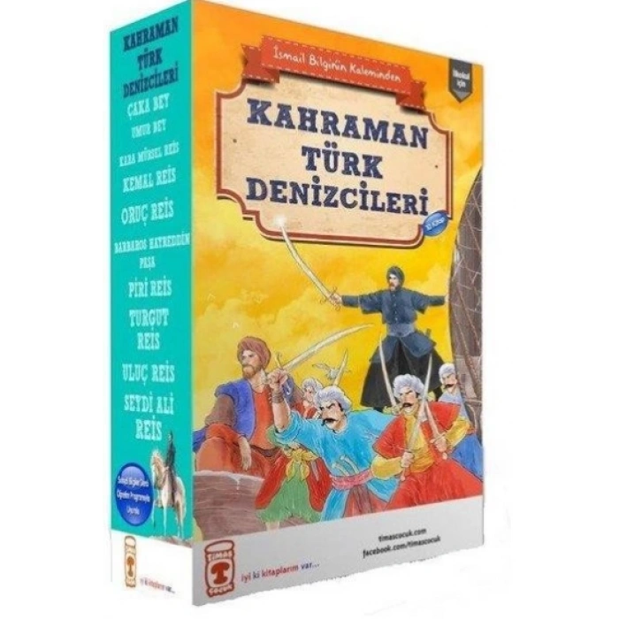 KAHRAMAN TÜRK DENİZCİLERİ(10KİTAP) - İSMAİL BİLGİN - TİMAŞ YAYINLARI