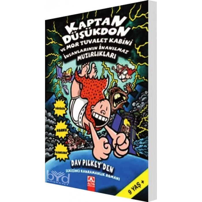 Kaptan Düşükdon 8-Mor Tuvalet Kab.-Dav Pilkey-Altın Kitaplar