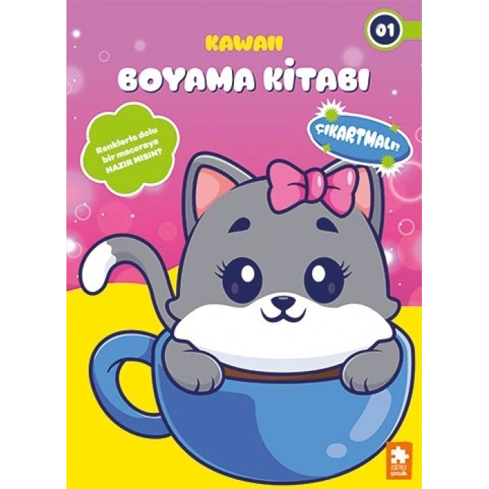 Kavaii Boyama Kitabı 1-Eksik Parça Yayınları