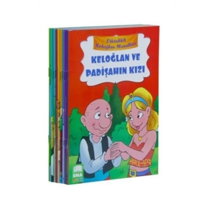 Keloğlan Masalları-1 ve 2.sınıf hikaye- (10 Kitap) - Küçük Boy - Ema Yayınları