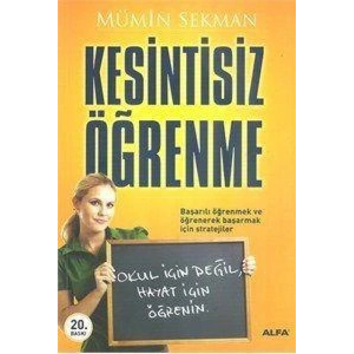 Kesintisiz Öğrenme - Mümin Sekman - Alfa Yayınları
