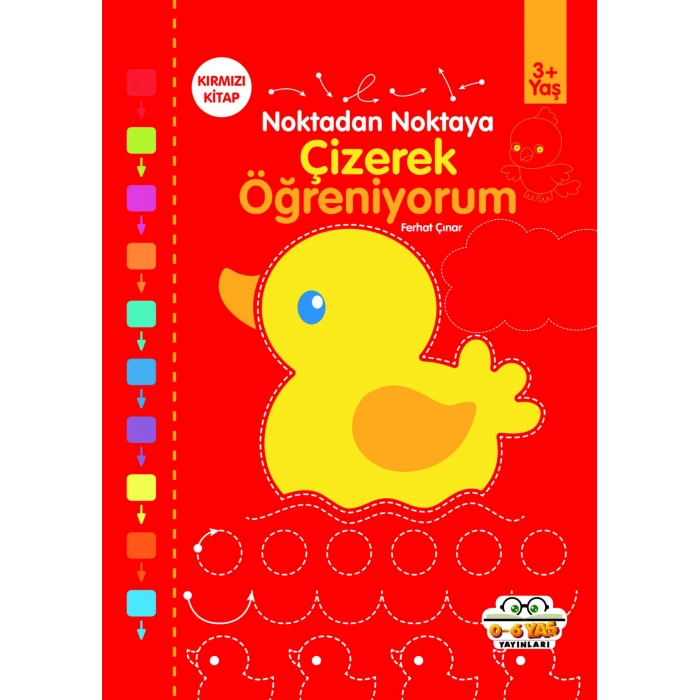 Kırmızı-Çizerek Öğreniyorum Noktadan Noktaya - Sıfır Altı Yaş Yayınları