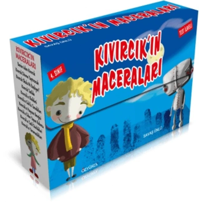 Kıvırcık’ın Maceraları (10 Kitap + Test İlaveli) 4. sınıf hikaye seti - Savaş Ünlü - Özyürek Yayınları
